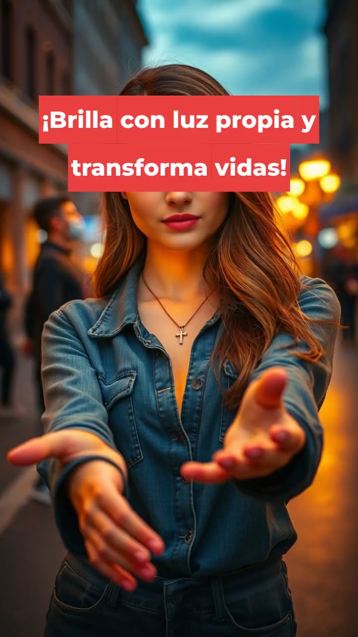 ¡Brilla con luz propia y transforma vidas!