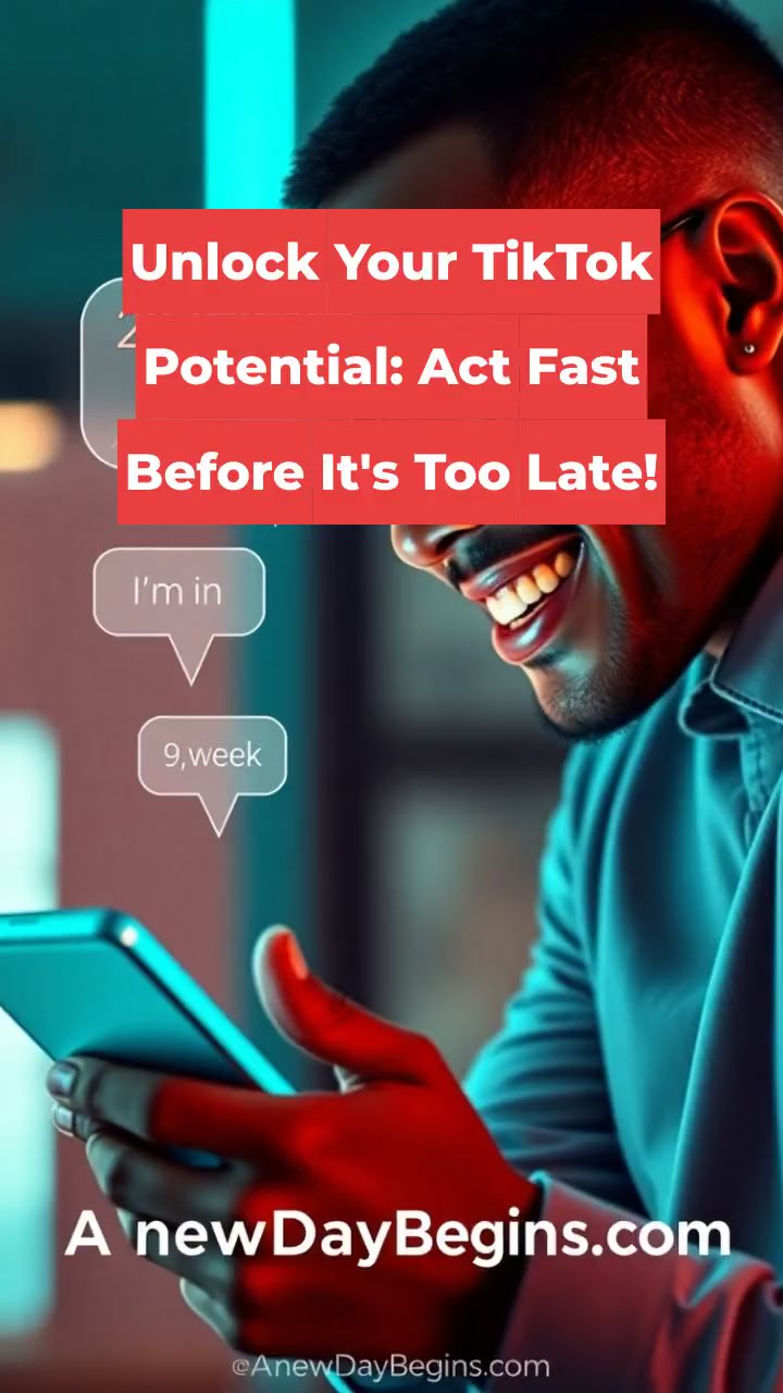 Unlock Your TikTok Potential: Act Fast Before It's Too Late!