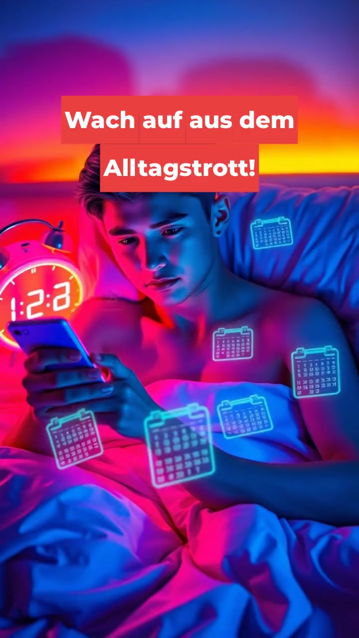 Wach auf aus dem Alltagstrott!