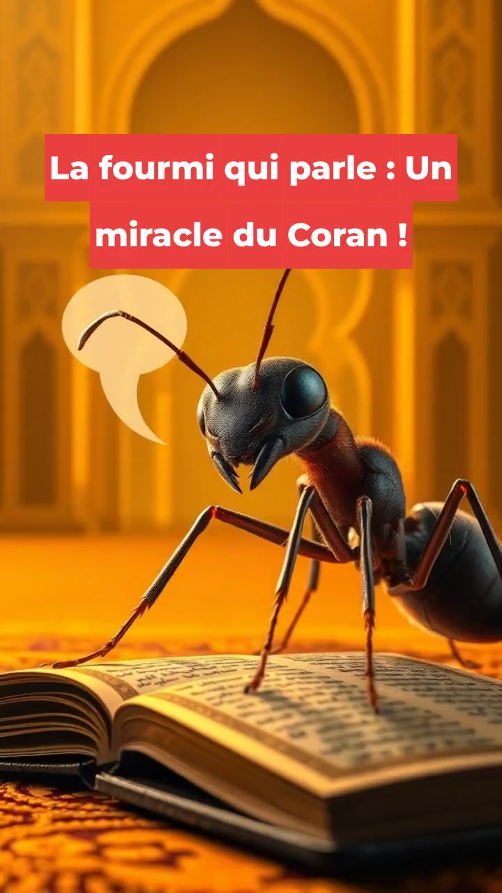 La fourmi qui parle : Un miracle du Coran !