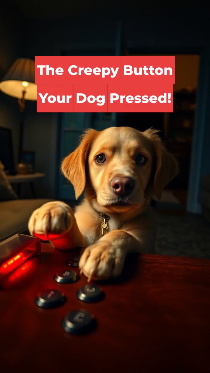 The Creepy Button Your Dog Pressed!