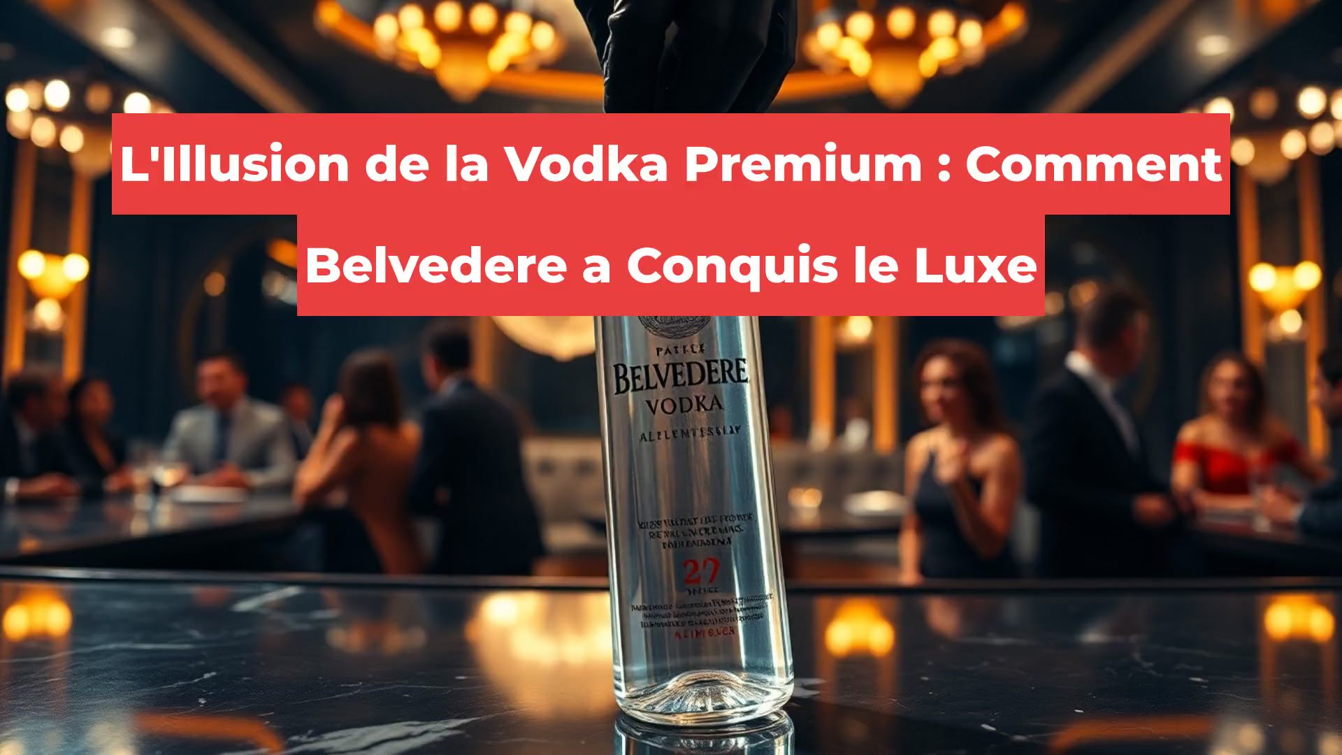 L'Illusion de la Vodka Premium : Comment Belvedere a Conquis le Luxe