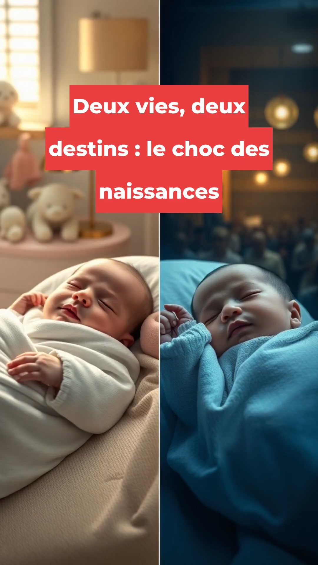 Deux vies, deux destins : le choc des naissances