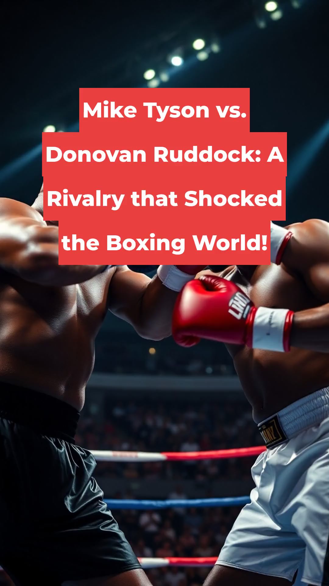 Mike Tyson vs. Donovan Ruddock: A Rivalry that Shocked the Boxing World!