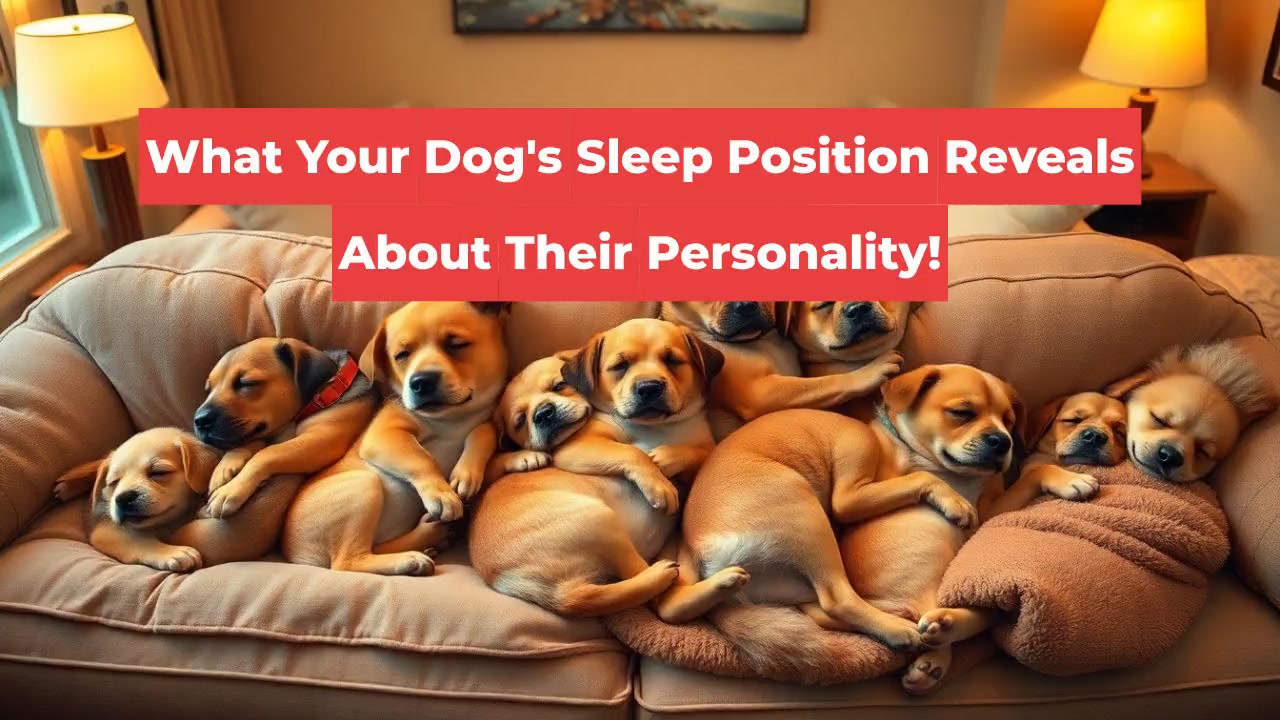 What Your Dog's Sleep Position Reveals About Their Personality!