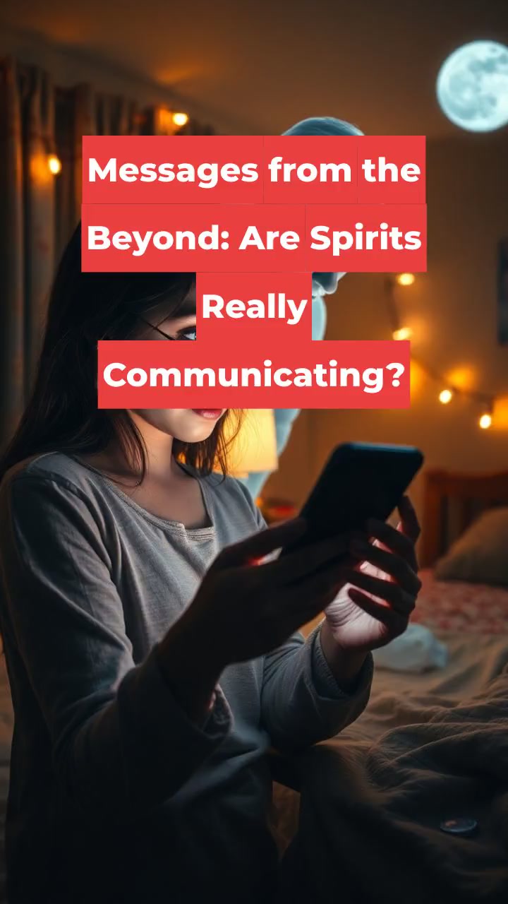 Messages from the Beyond: Are Spirits Really Communicating?