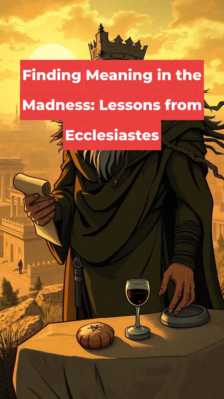 Finding Meaning in the Madness: Lessons from Ecclesiastes