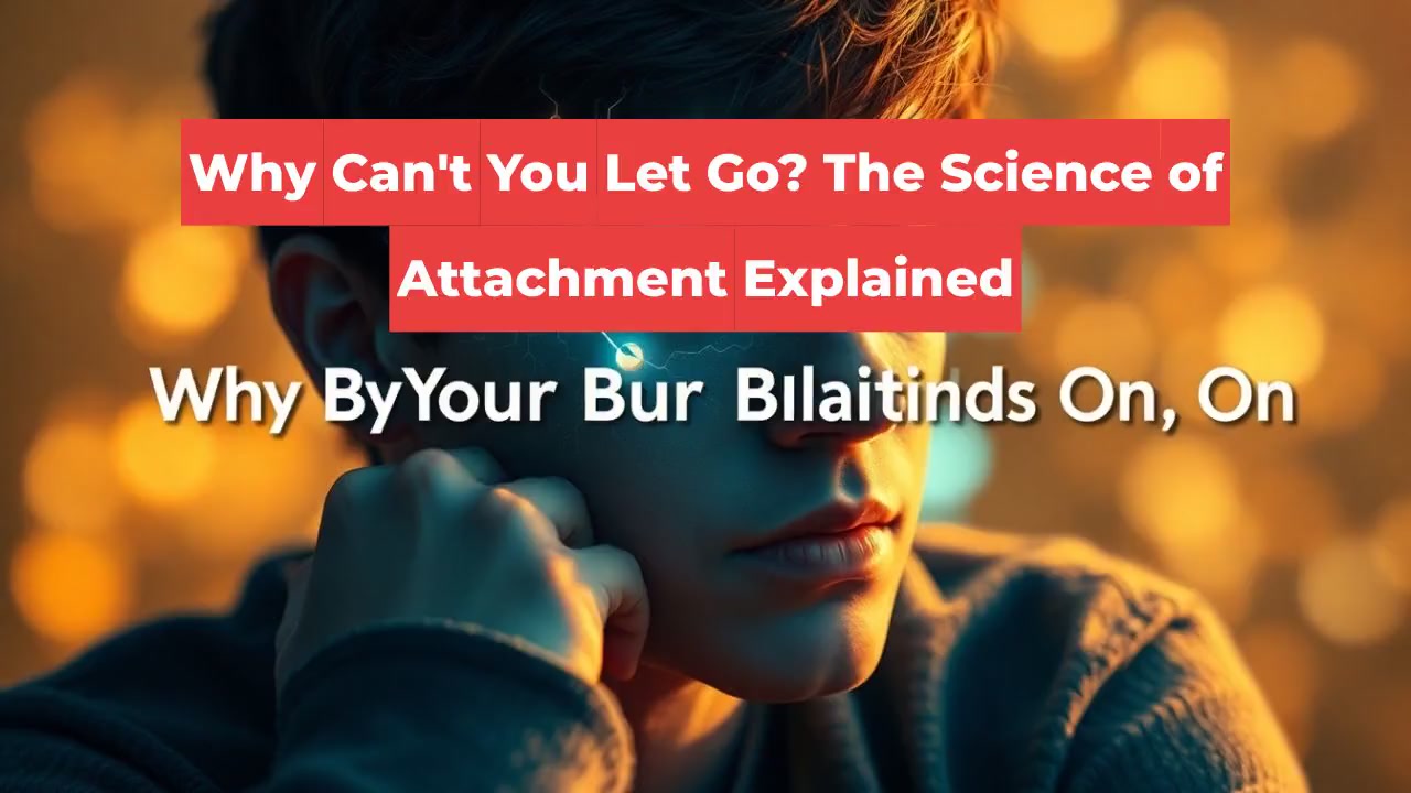 Why Can't You Let Go? The Science of Attachment Explained