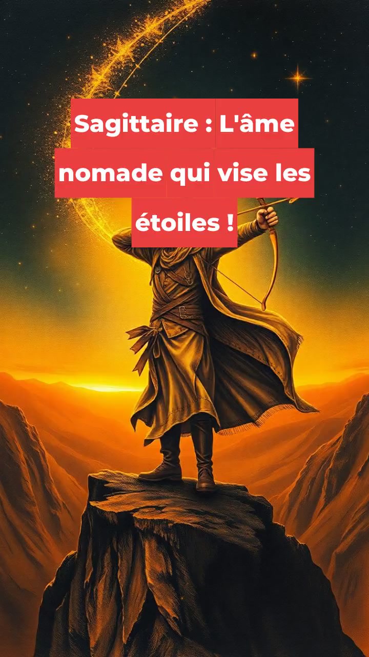 Sagittaire : L'âme nomade qui vise les étoiles !