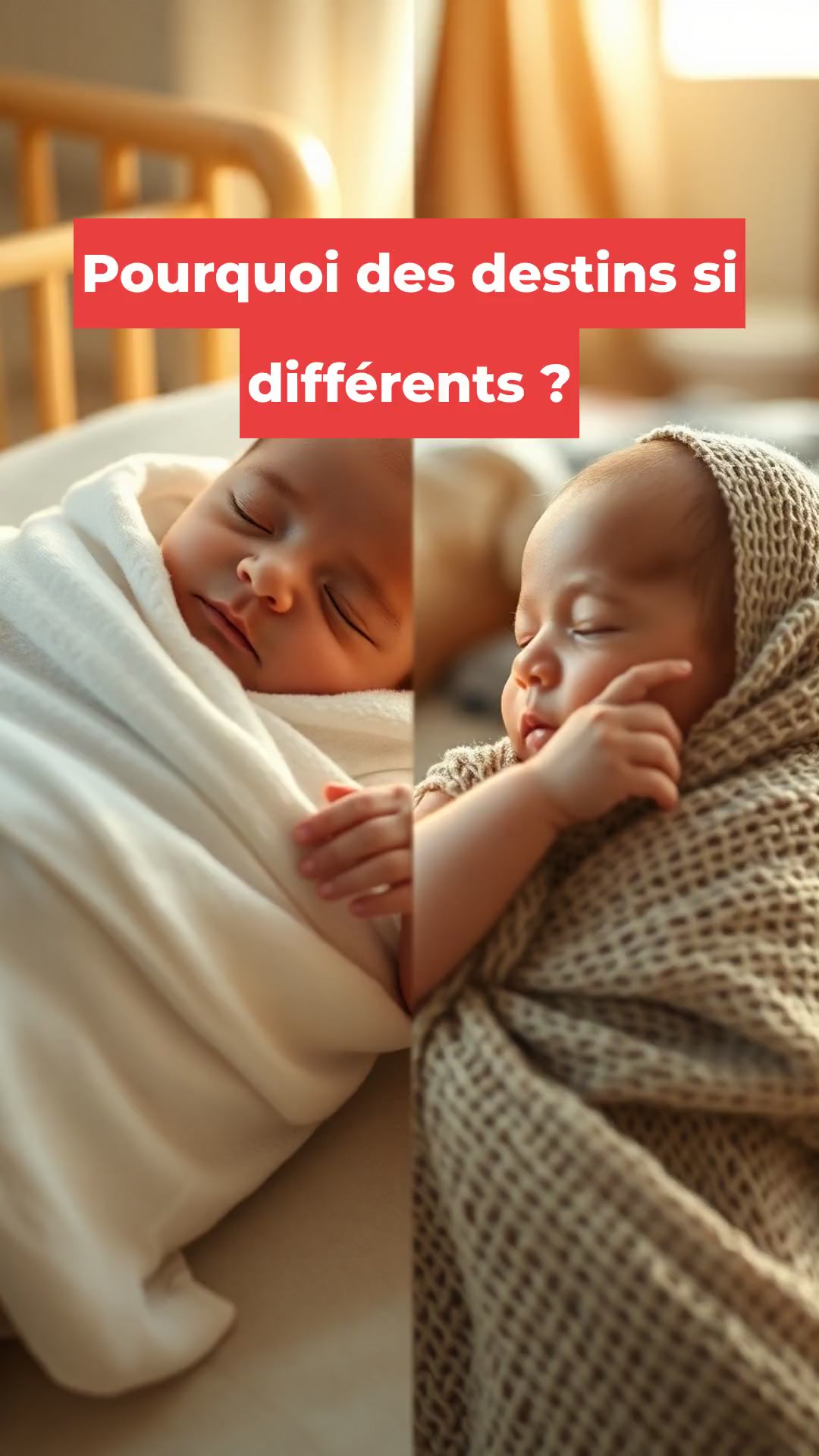 Pourquoi des destins si différents ?