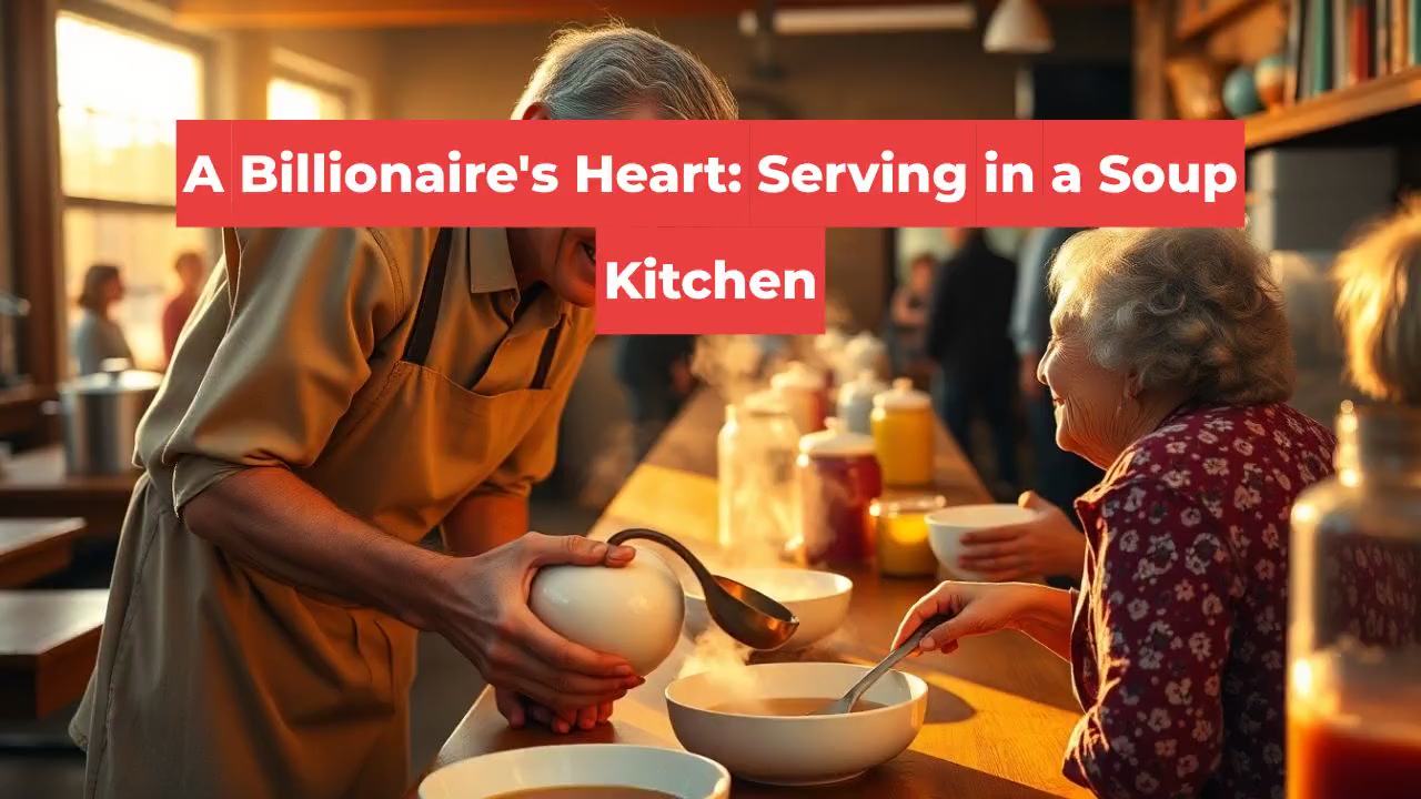 A Billionaire's Heart: Serving in a Soup Kitchen