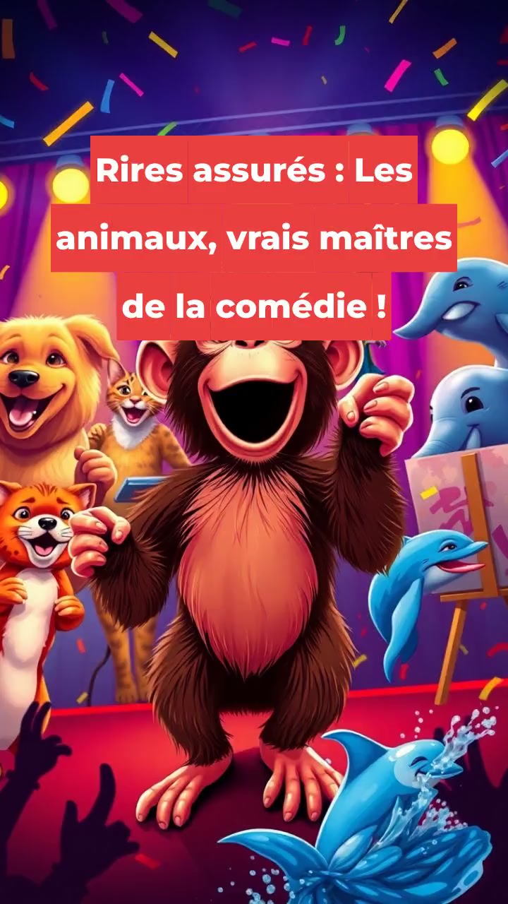 Rires assurés : Les animaux, vrais maîtres de la comédie !