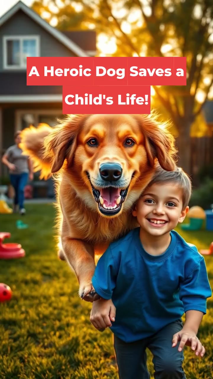 A Heroic Dog Saves a Child's Life!