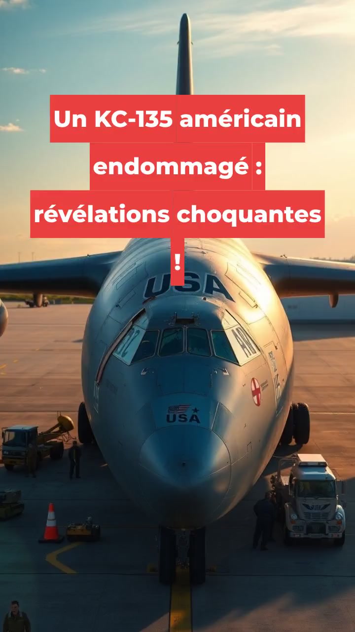 Un KC-135 américain endommagé : révélations choquantes !