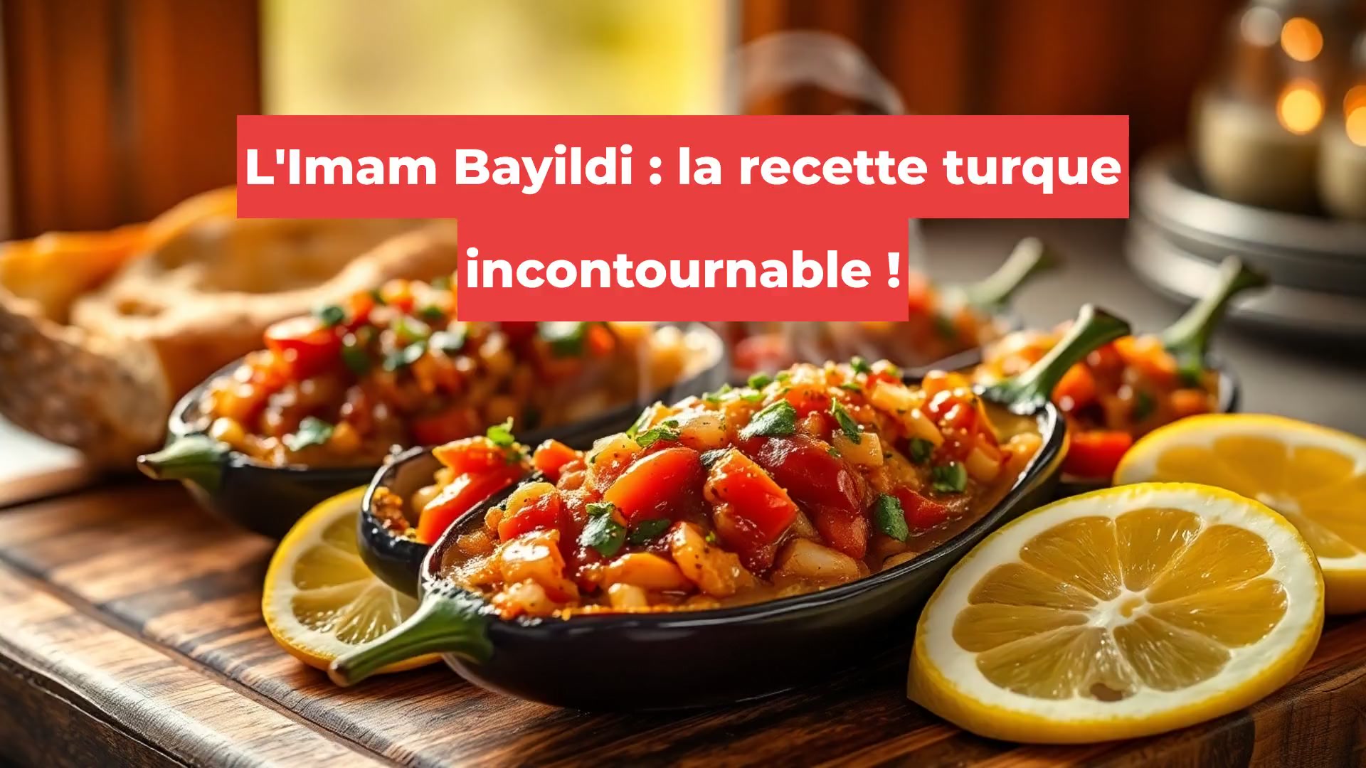 L'Imam Bayildi : la recette turque incontournable !