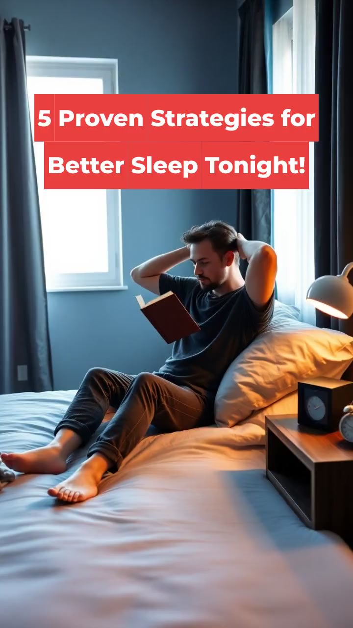 5 Proven Strategies for Better Sleep Tonight!