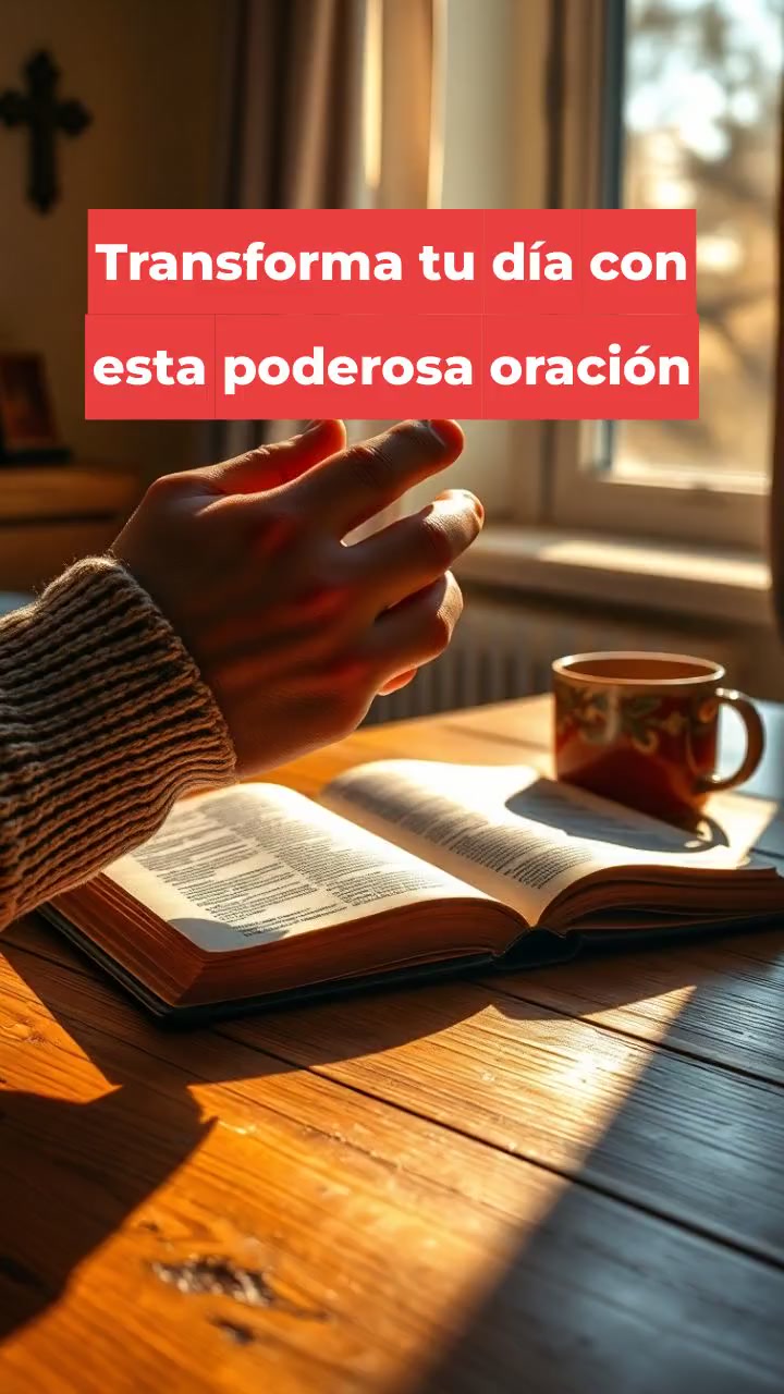 Transforma tu día con esta poderosa oración
