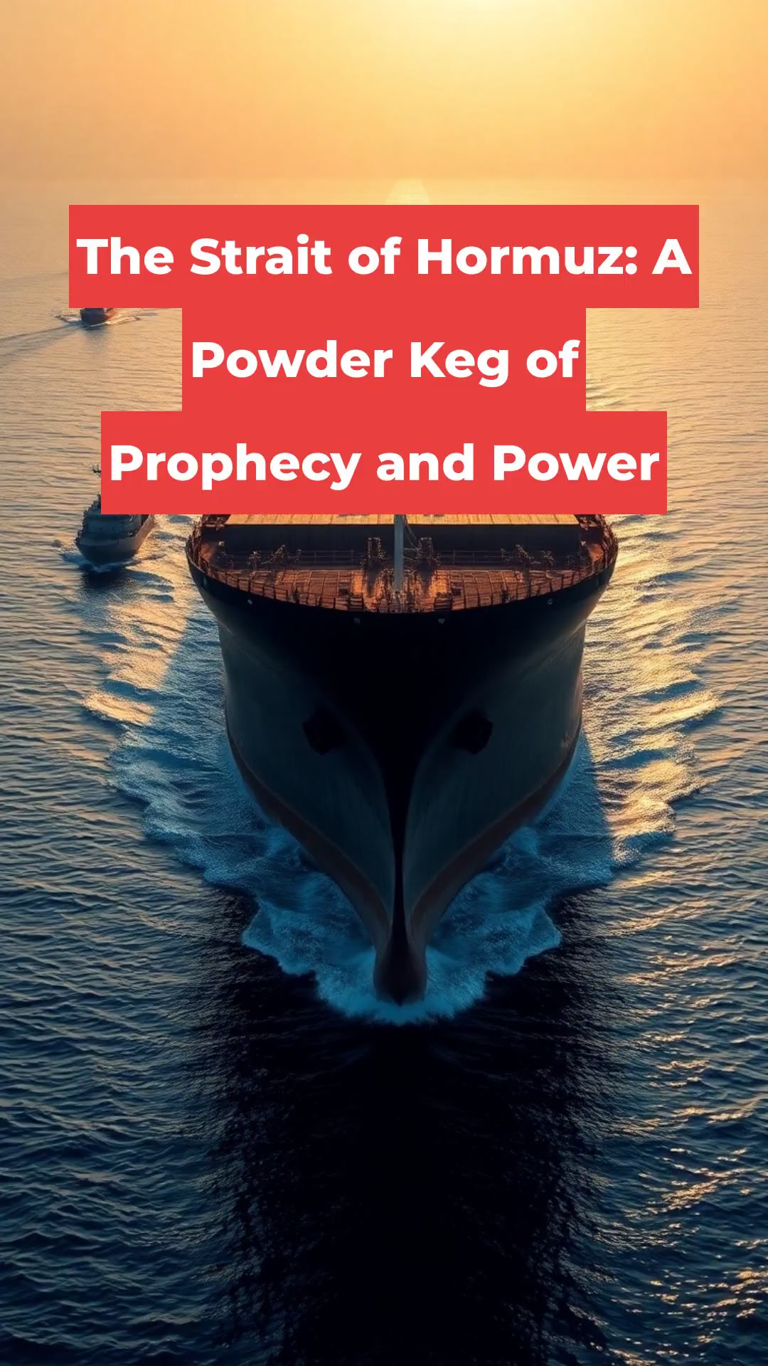 The Strait of Hormuz: A Powder Keg of Prophecy and Power