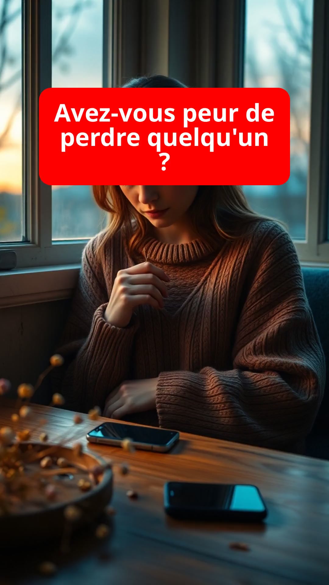 Avez-vous peur de perdre quelqu'un ?