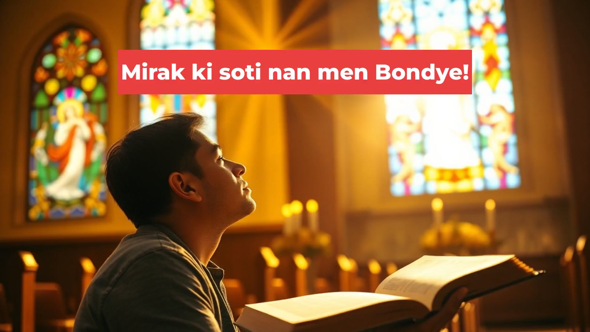 M'ap tann yon mirak k'ap soti nan men Bondye!