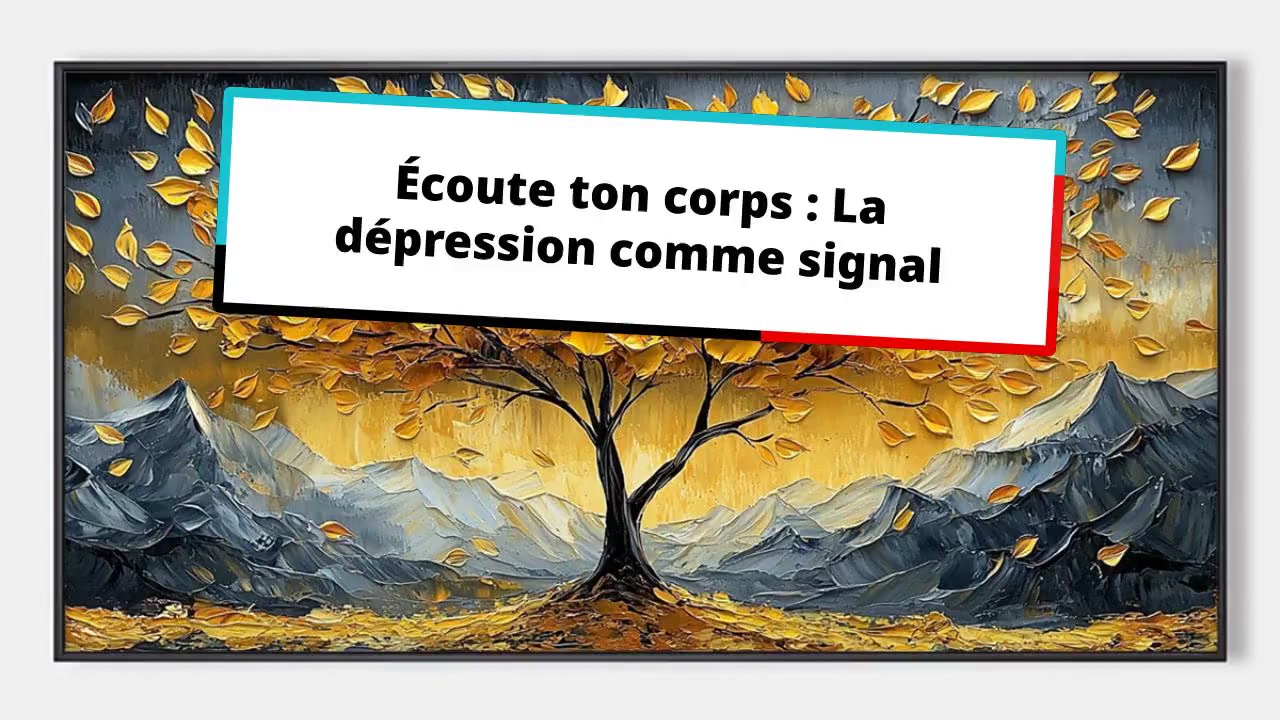 Écoute ton corps : La dépression comme signal