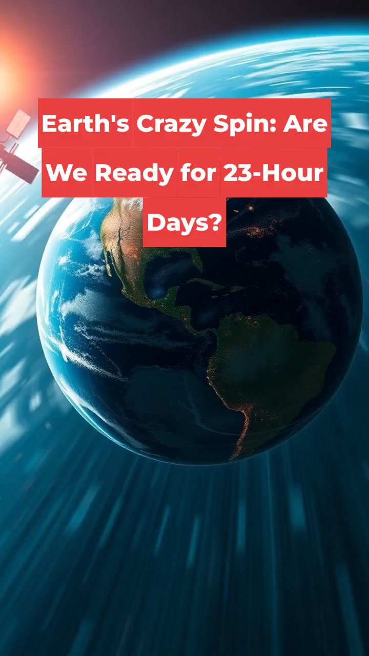 Earth's Crazy Spin: Are We Ready for 23-Hour Days?