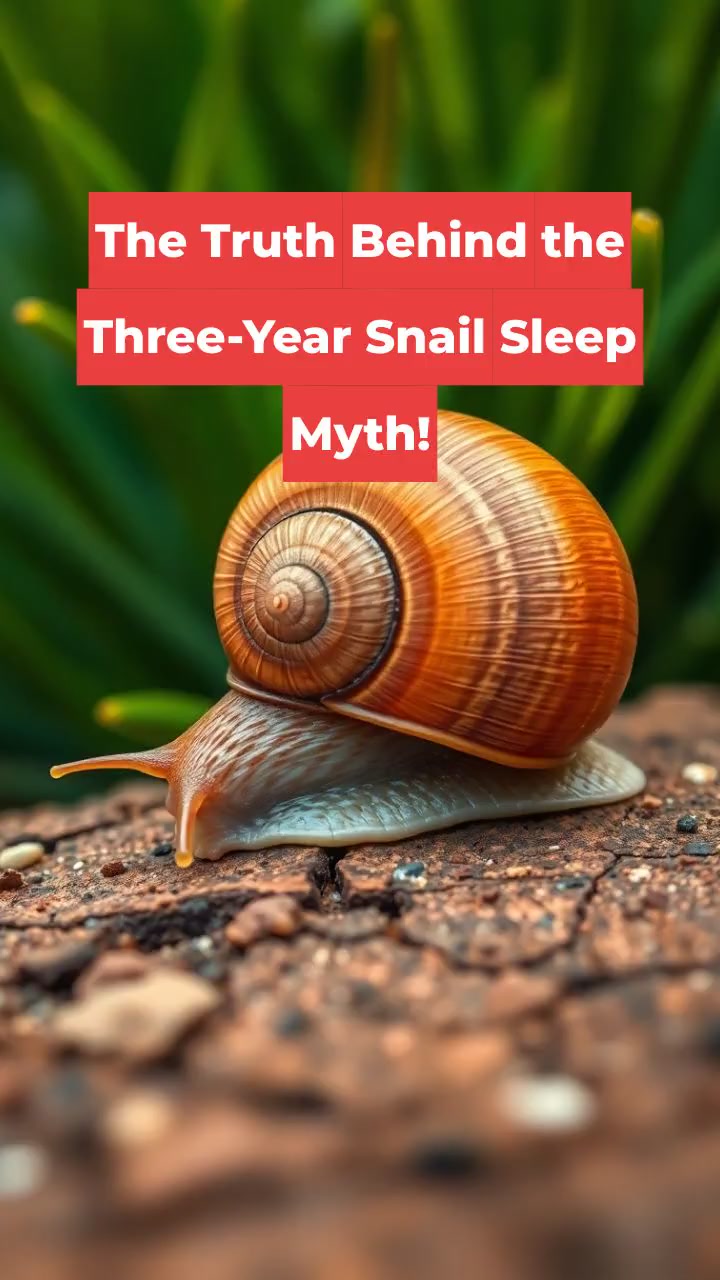 The Truth Behind the Three-Year Snail Sleep Myth!