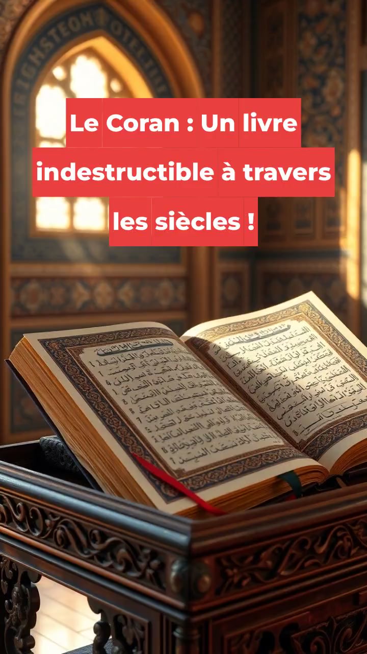 Le Coran : Un livre indestructible à travers les siècles !