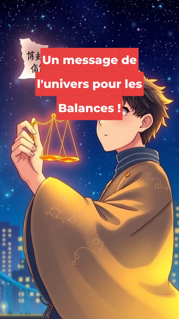 Un message de l'univers pour les Balances !