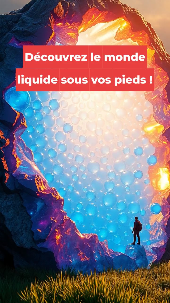 Découvrez le monde liquide sous vos pieds !