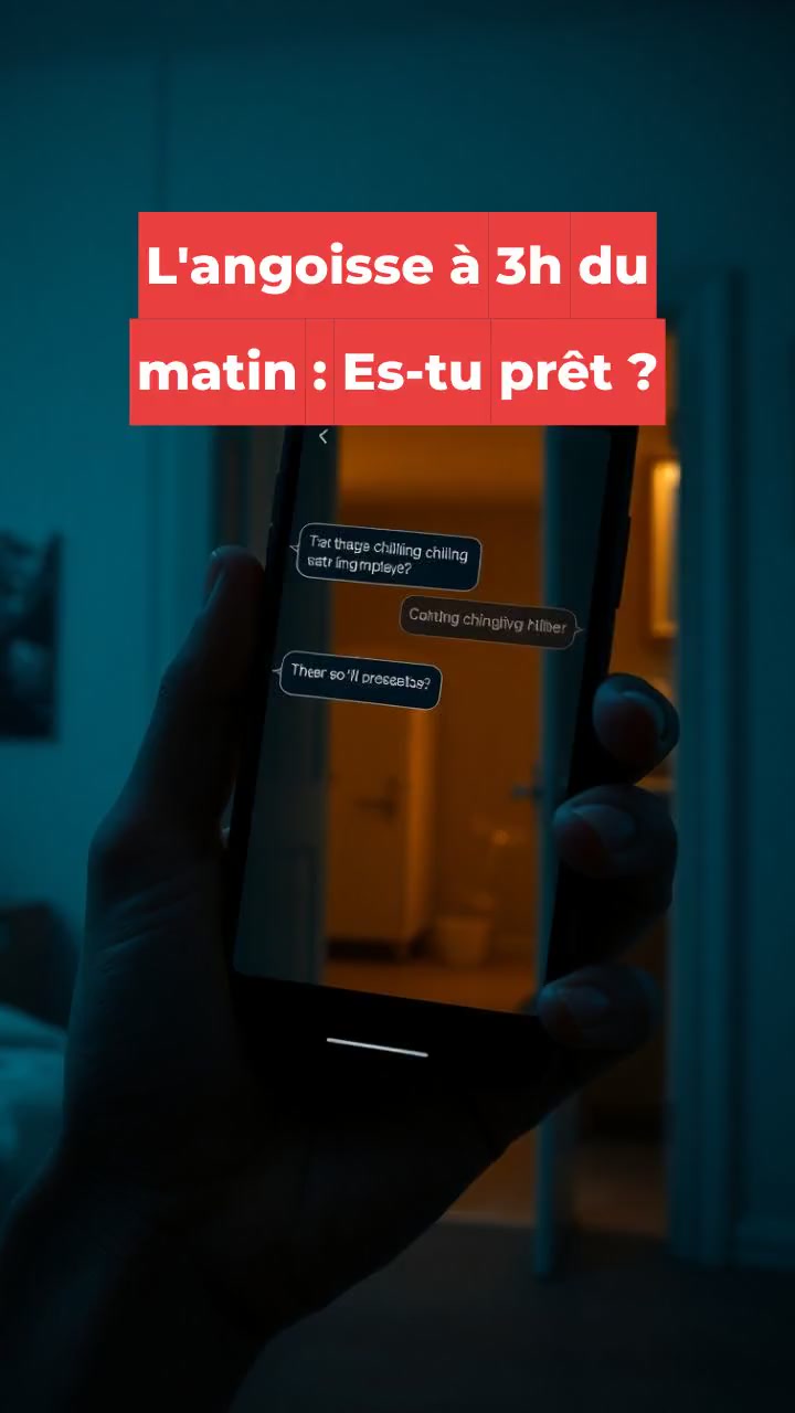 L'angoisse à 3h du matin : Es-tu prêt ?