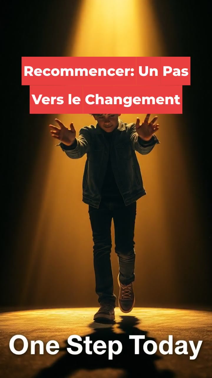 Recommencer: Un Pas Vers le Changement