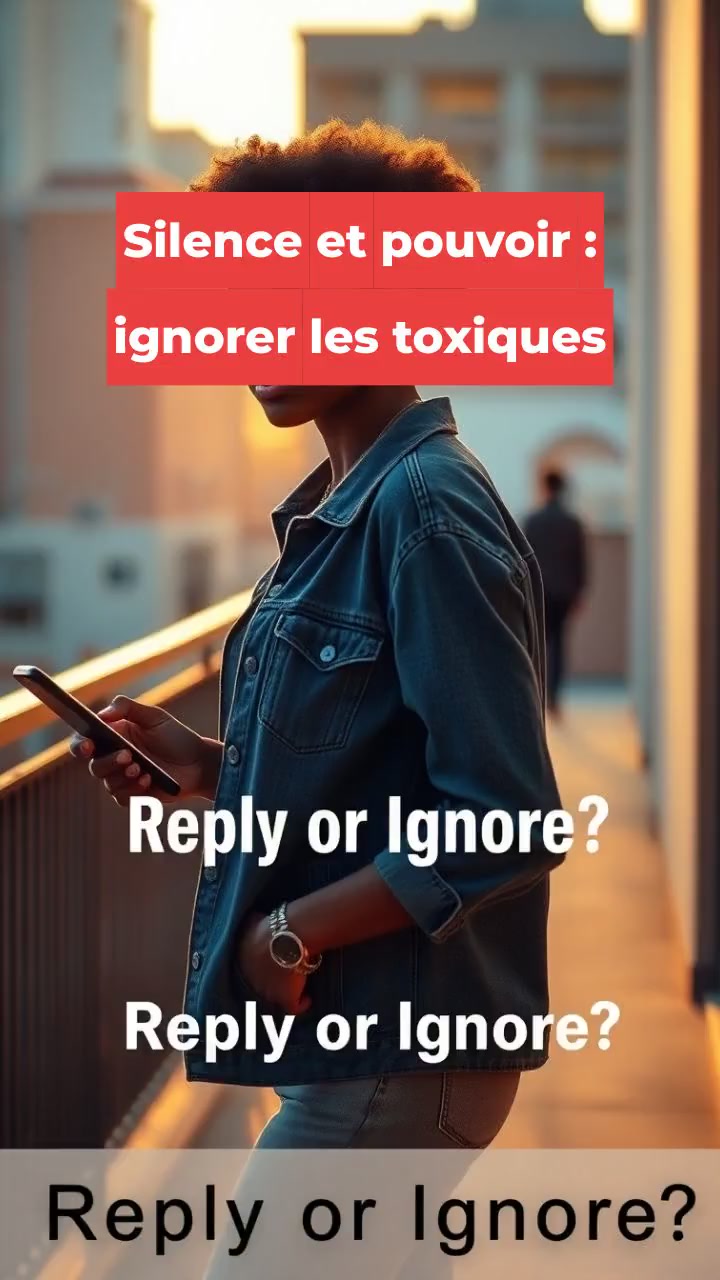 Silence et pouvoir : ignorer les toxiques