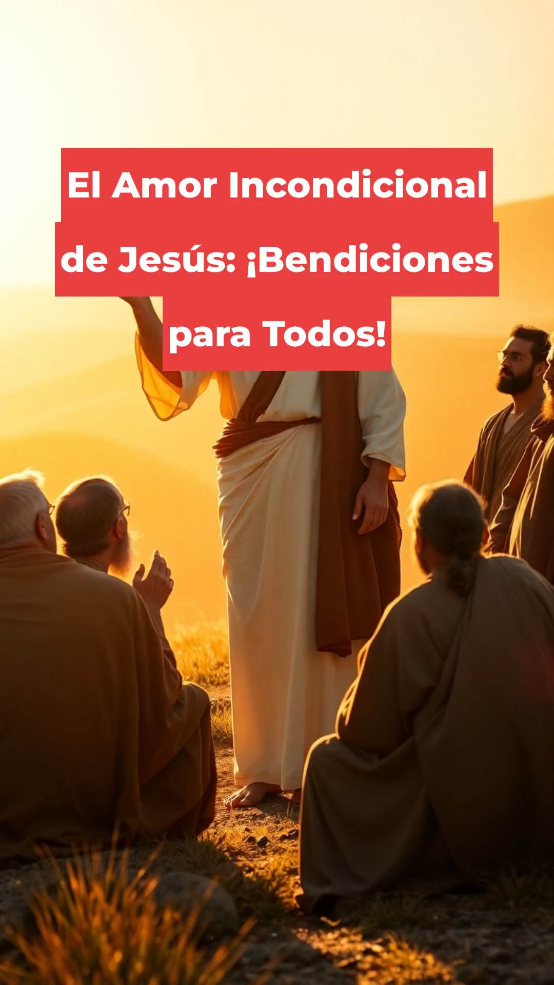 El Amor Incondicional de Jesús: ¡Bendiciones para Todos!