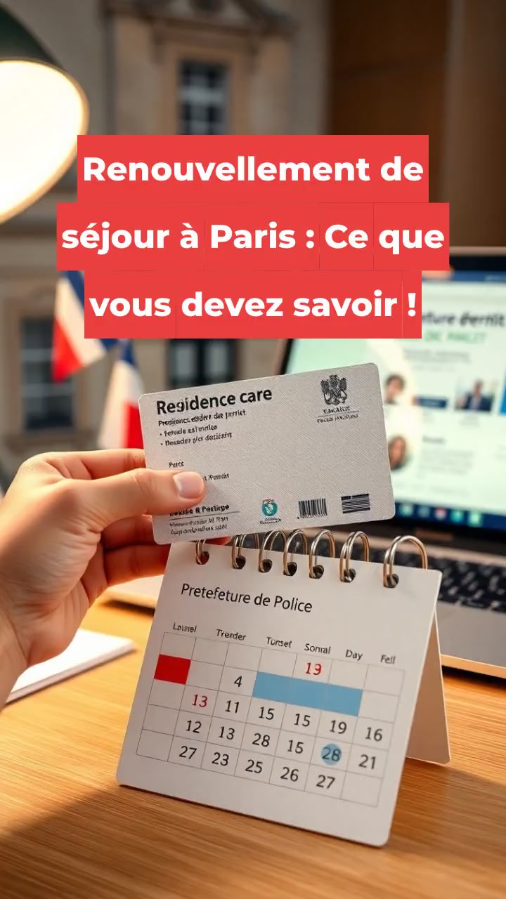 Renouvellement de séjour à Paris : Ce que vous devez savoir !