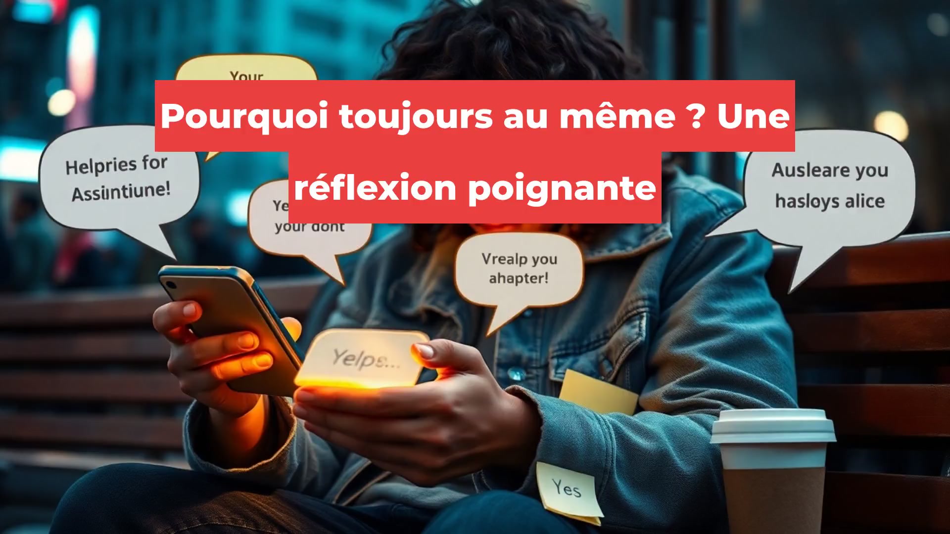 Pourquoi toujours au même ? Une réflexion poignante