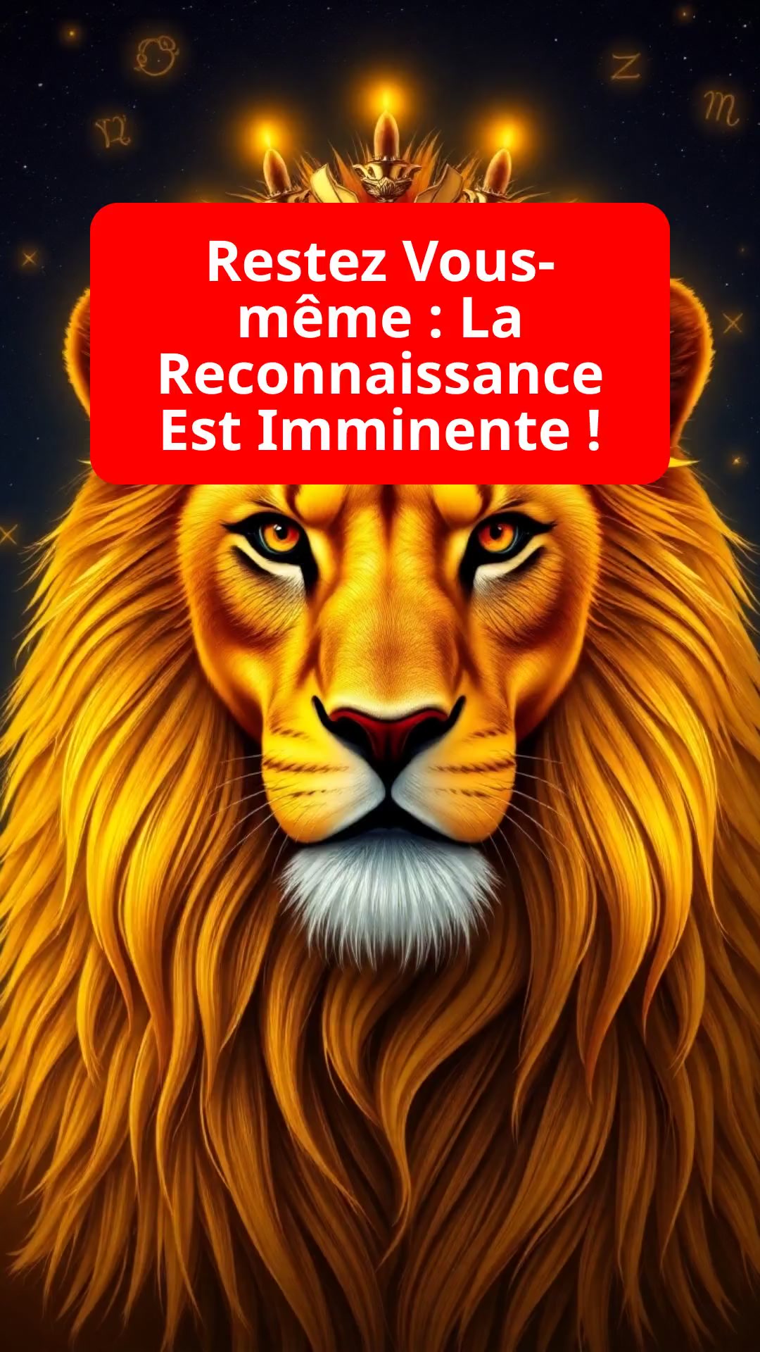 Restez Vous-même : La Reconnaissance Est Imminente !