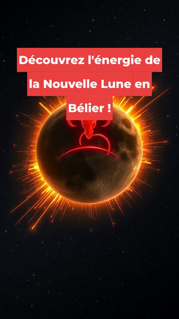 Découvrez l'énergie de la Nouvelle Lune en Bélier !