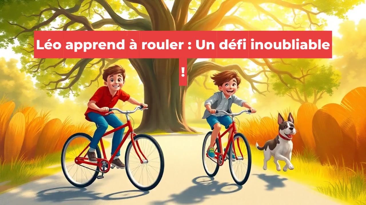 Léo apprend à rouler : Un défi inoubliable !