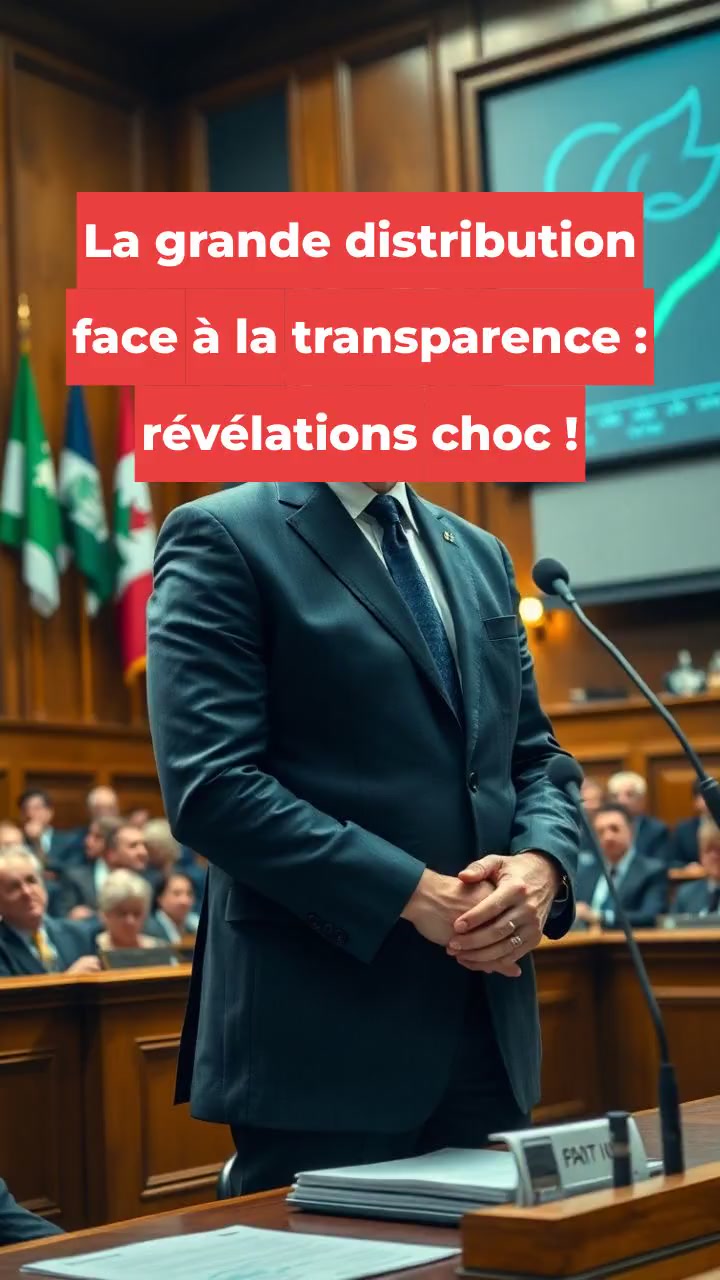 La grande distribution face à la transparence : révélations choc !