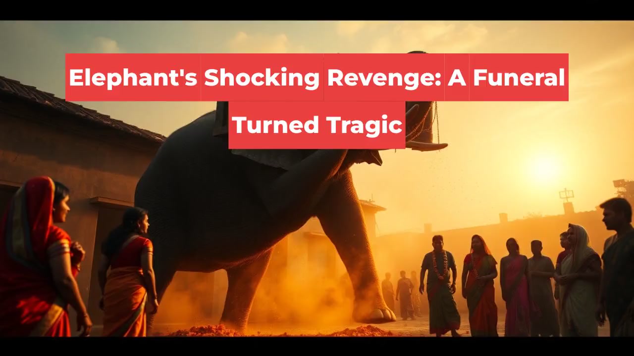 Elephant's Shocking Revenge: A Funeral Turned Tragic
