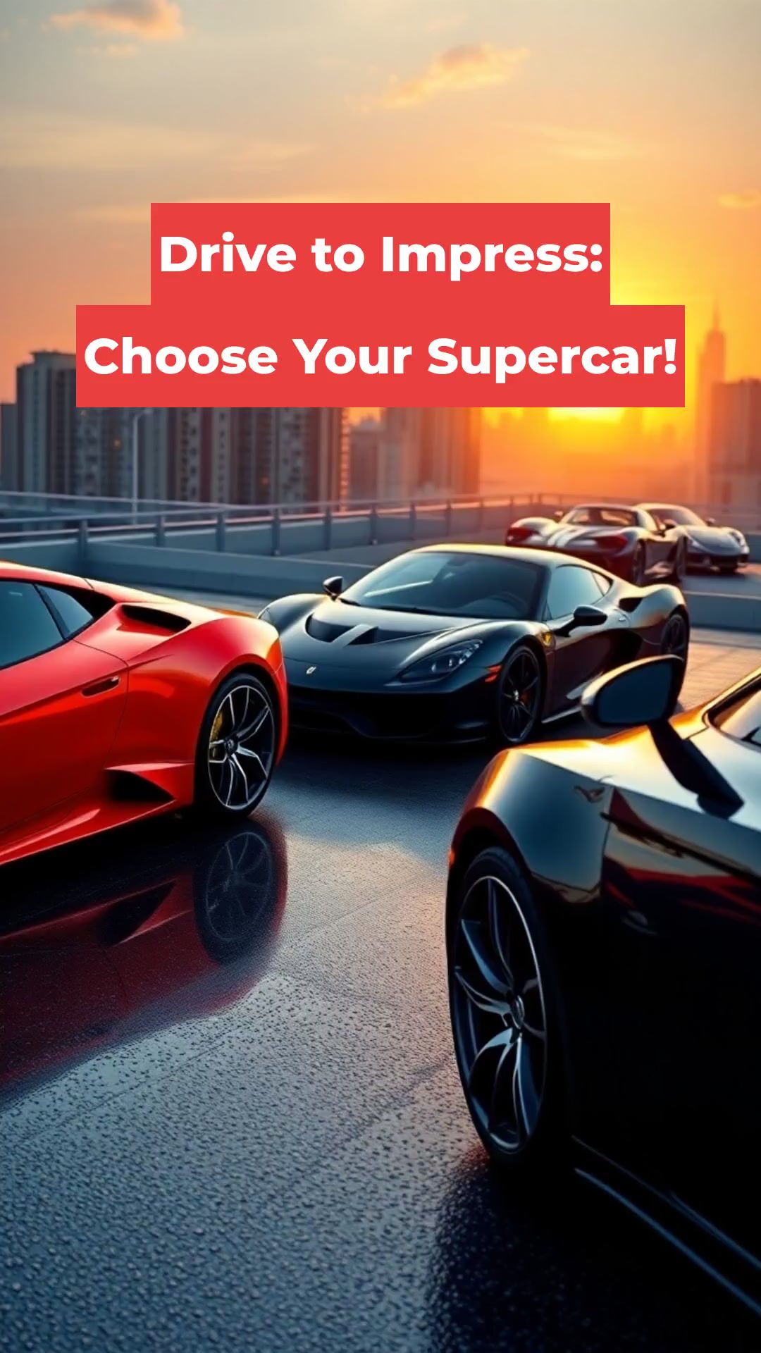 Drive to Impress: Choose Your Supercar!