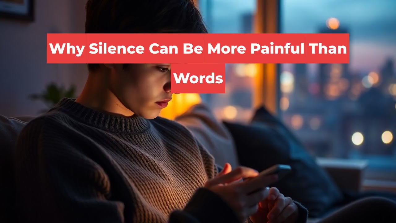 Why Silence Can Be More Painful Than Words