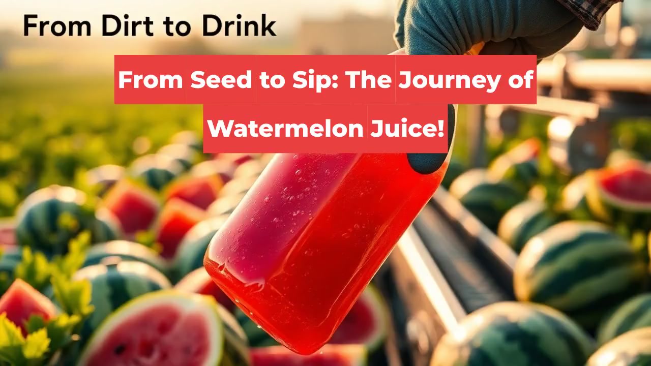 From Seed to Sip: The Journey of Watermelon Juice!