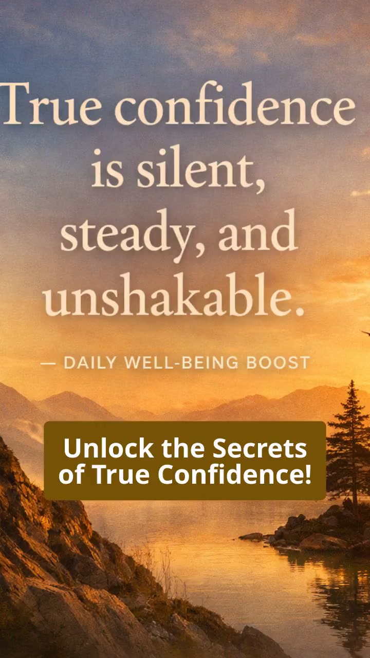 Unlock the Secrets of True Confidence!