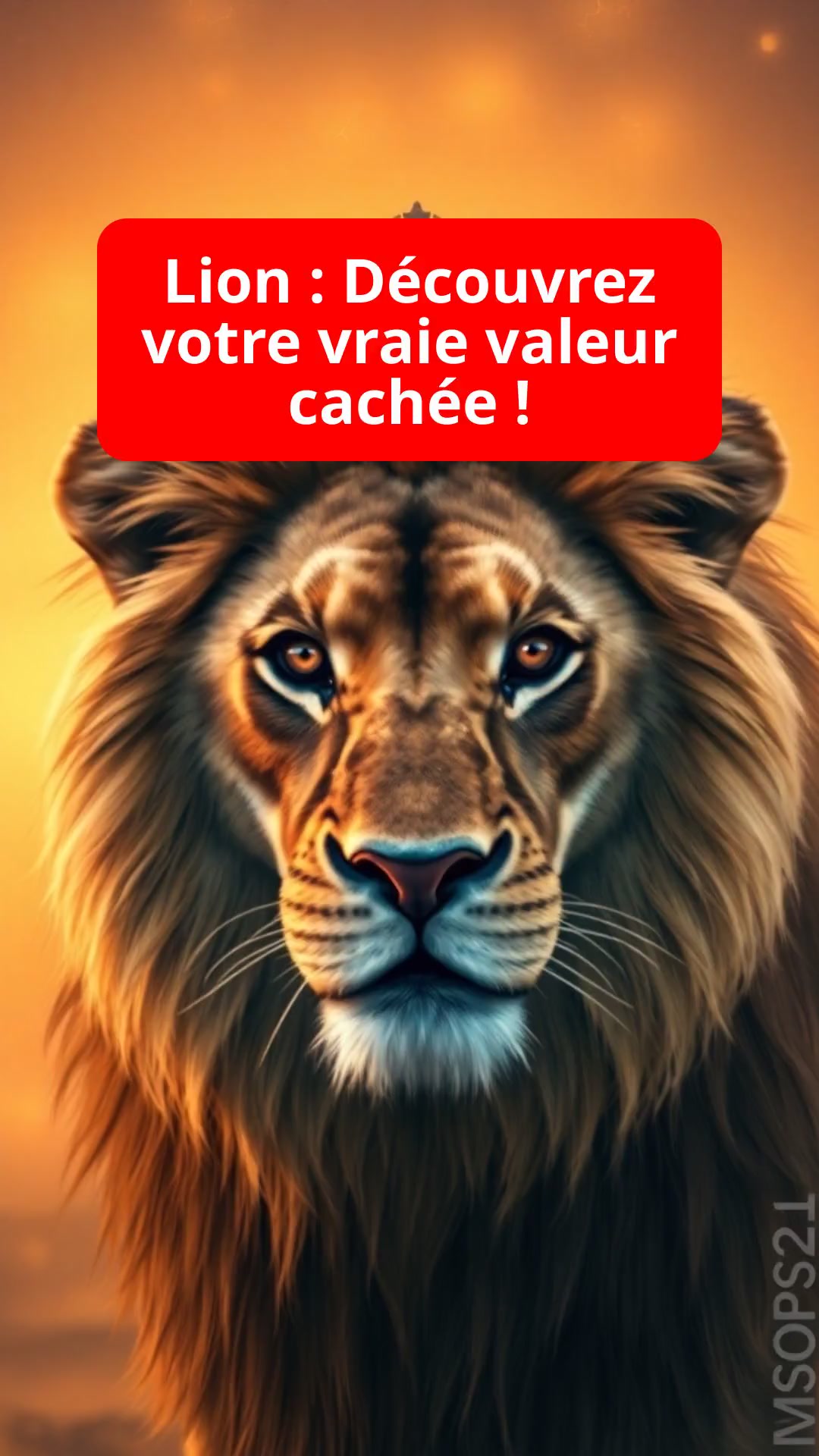 Lion : Découvrez votre vraie valeur cachée !