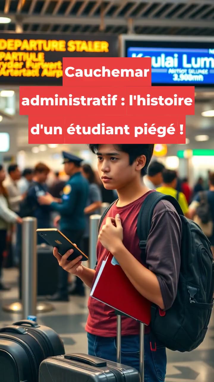 Cauchemar administratif : l'histoire d'un étudiant piégé !