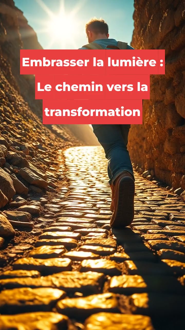 Embrasser la lumière : Le chemin vers la transformation
