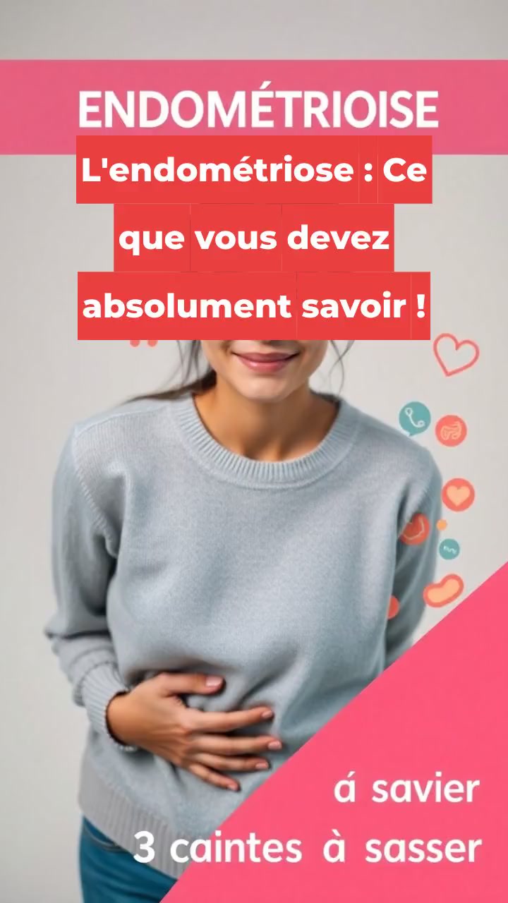 L'endométriose : Ce que vous devez absolument savoir !
