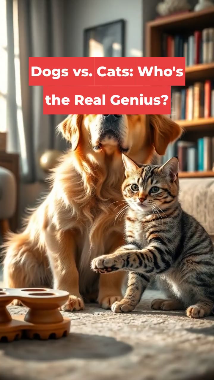 Dogs vs. Cats: Who's the Real Genius?